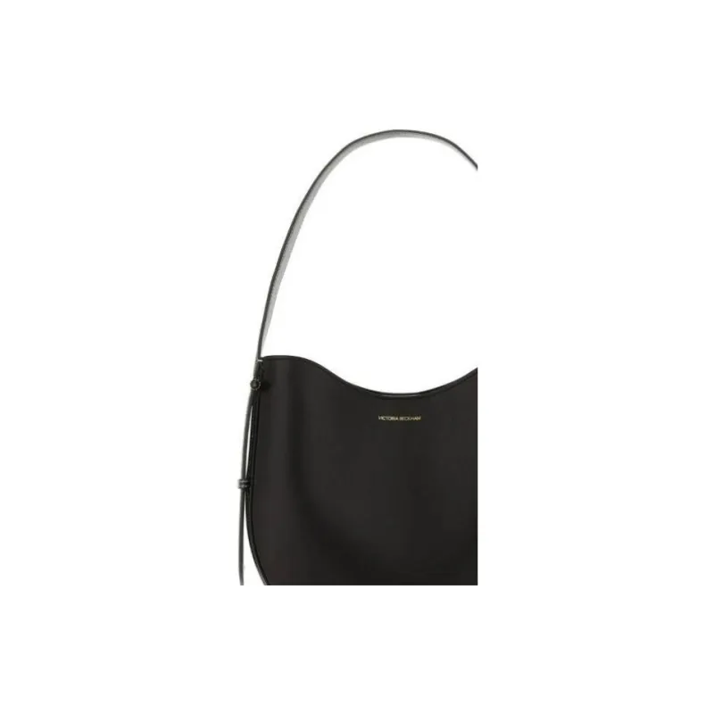 Victoria Beckham Calfskin Shoulder Bag Medium Size Women's Black-4