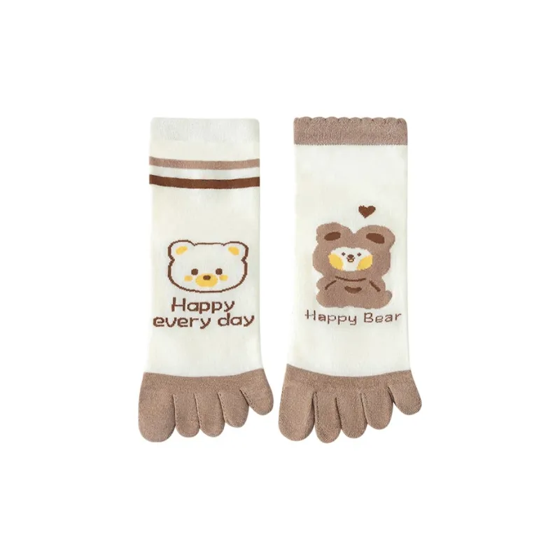 BEAR UNION Mid Calf Socks Women's Combo Set-10