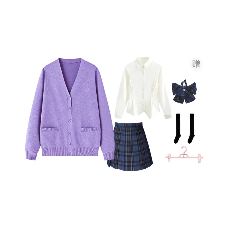 SHENBEI JK Two Piece Skirt Sets Women's-50