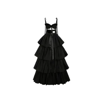 Selkie Collection FW24 Skirt Set Women's Black