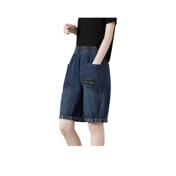TOUCH Denim Shorts Women's Dark Blue