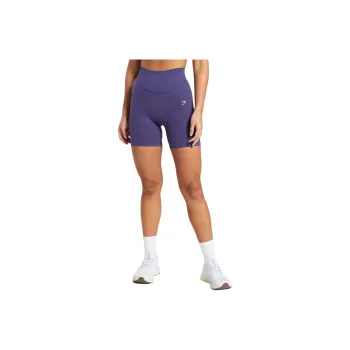 GYMSHARK Sports Shorts Women's Silver Galaxy Purple