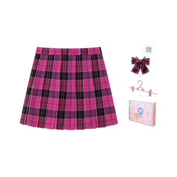Tokyo Season Casual Short Skirts Women's Gift Box Set Rose Red