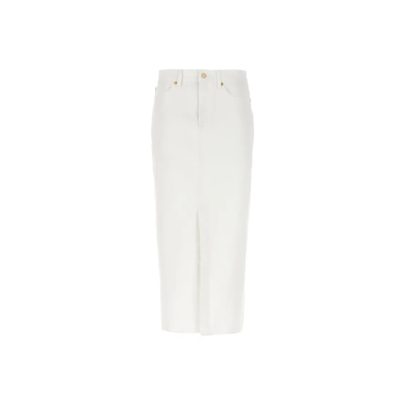 SEVEN FOR ALL MANKIND Kellie Denim Skirt-0