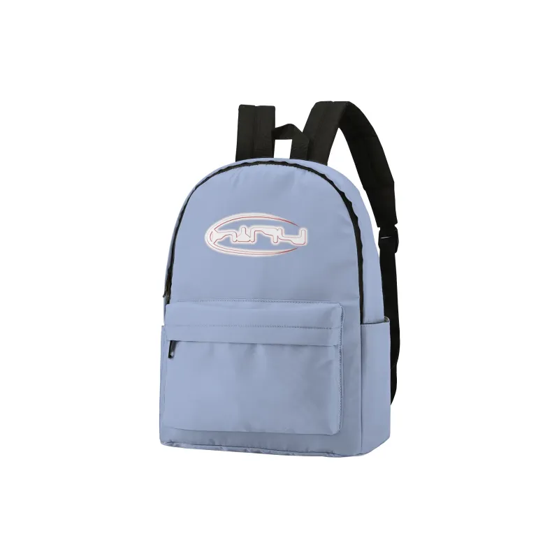 HINY Polyester Students Backpack Unisex Blue-1