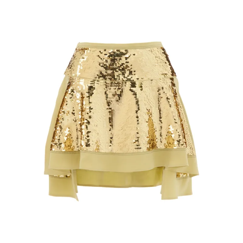 Onitsuka Tiger Casual Short Skirts Women's Yellow-0