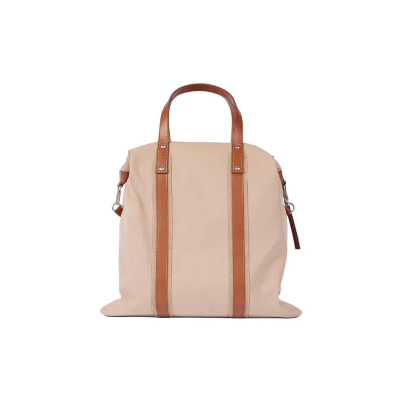 Paul Smith Polyester Tote Bag, Shopping Bag, Shoulder Bag, Crossbody Bag, Handbag Unisex Beige & Brown-4