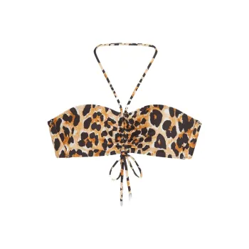 H&M X Rabanne Co-brand Bikinis Women's Leopard Print