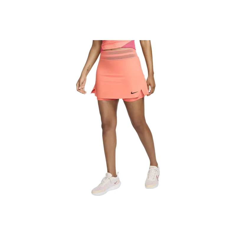 Nike Court SlamDri-Fit FW24 Casual Short Skirts Women's Light Wild Mango Yellow-0