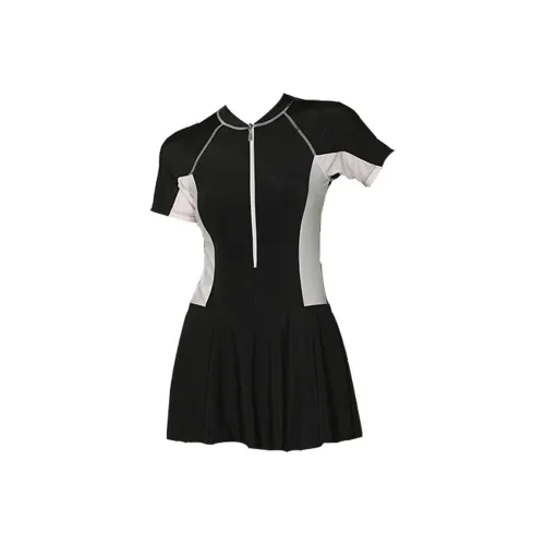 Hao Zhilang One Piece Swimsuits Women's Black
