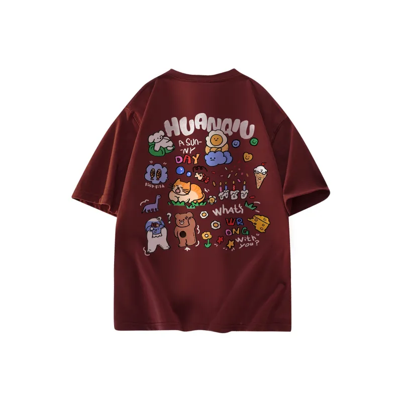 HUANQIU T Shirts Unisex-14
