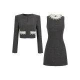 Gray (Coat+Skirt)