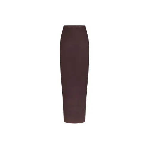 SKIMS SOFT LOUNGE LONG SKIRT Casual Long Skirt Women's PHOENIX/Patina Color