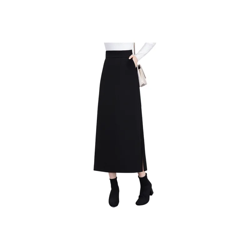 Cypress House Casual Long Skirt Women's Black-0