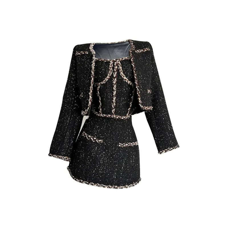 HUINIAN Two Piece Skirt Sets Women's-0