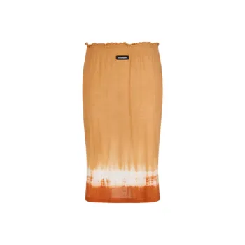 MIU MIU FW24 Casual Short Skirts Women's Cameo Brown