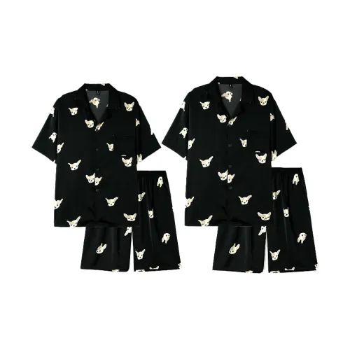 O'MESIK Pajama Set Unisex Black