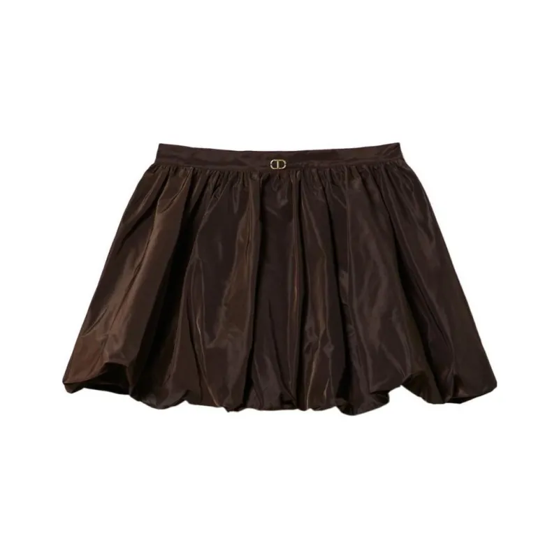 Twinset Taffeta Puffball Mini Skirt-0
