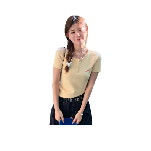 SUSANSAN Set in Sleeve T Shirt Women's