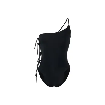 RICK OWENS Knot detailing One shoulder Swimsuit