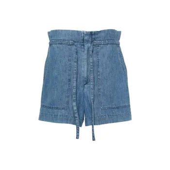 ISABEL MARANT Drawstring Denim Shorts
