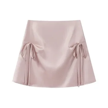 POPO.INFO Casual Short Skirts Women's Pink
