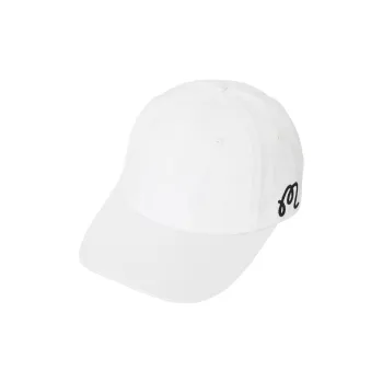 Malbon Golf Cotton Baseball Caps Unisex White
