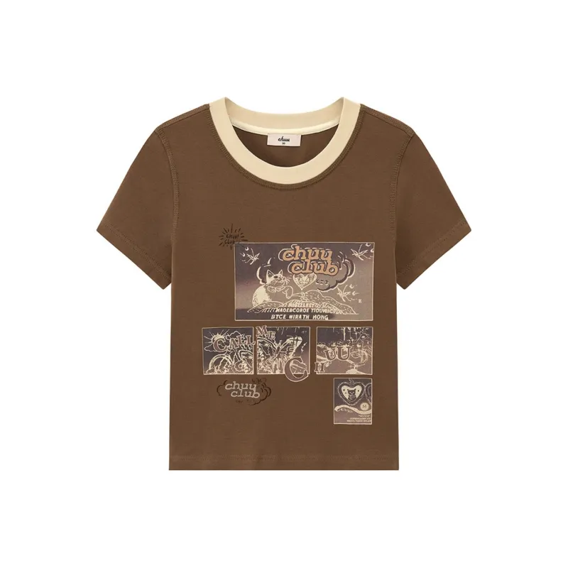 CHUU T Shirt Women's Light Heather Gray-3