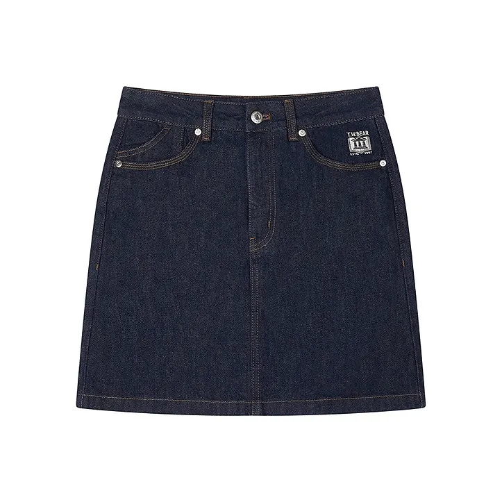 Teenie Weenie Casual Short Skirts Women's Denim-0