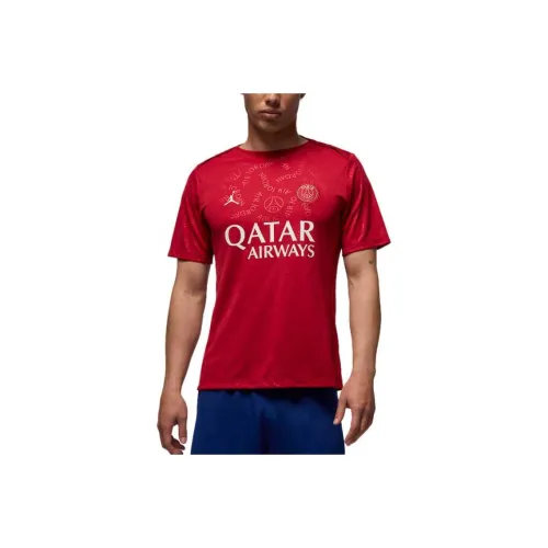 Jordan Academy Soccer Jersey Men's Red Phantom Gray White