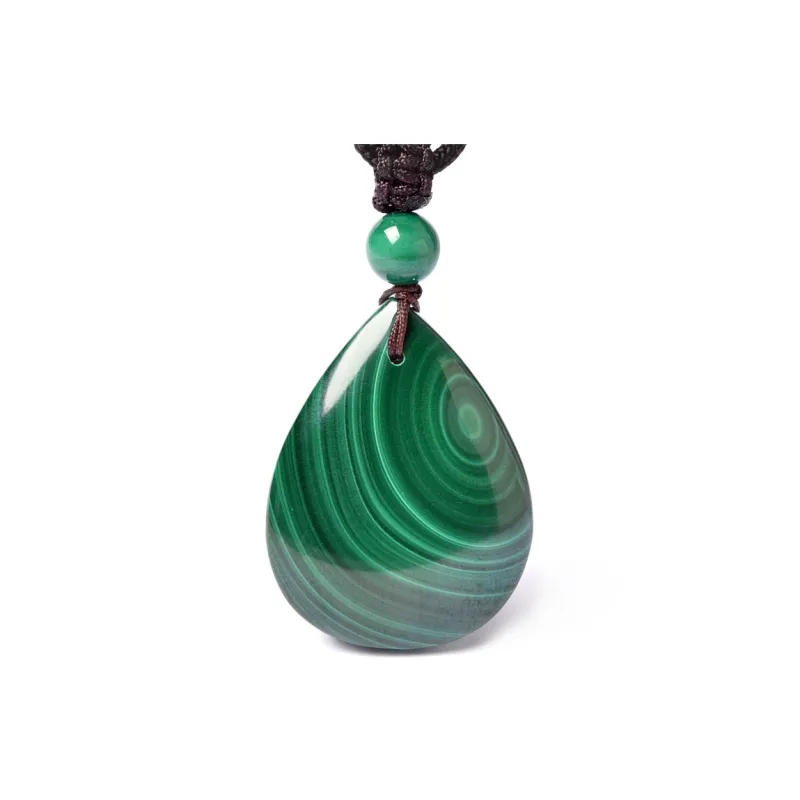 Lingfei Malachite Pendants Unisex-0