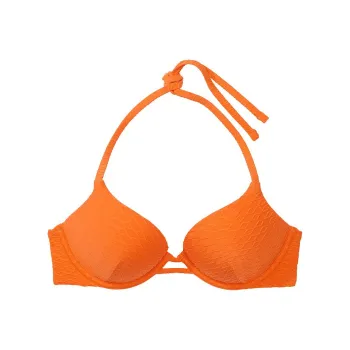 Victoria's Secret PINK Mix & Match Bombshell Push-Up Bikini Top / SO Bikini Women's Sun Orange