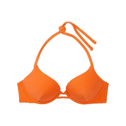Victoria's Secret PINK Mix & Match Bombshell Push-Up Bikini Top / SO Bikini Women's Sun Orange