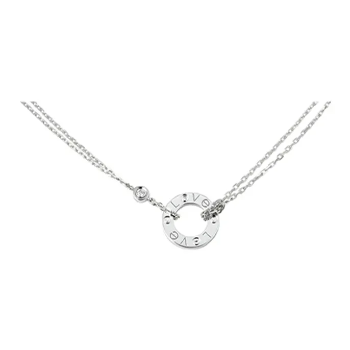 CARTIER 18K White Gold Necklaces Women's-1