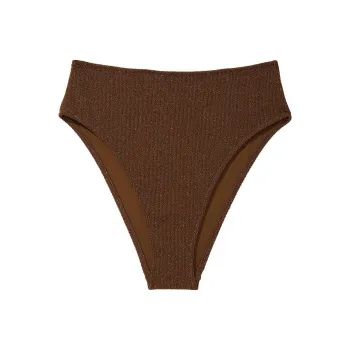 Victoria's Secret PINK HIGH-WAIST CHEEKY BIKINI BOTTOM / Ganache Swimming Shorts Women's Gantcher