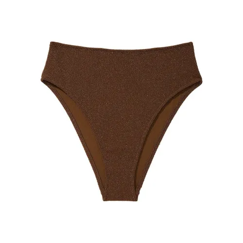 Victoria's Secret Active HIGH-WAIST CHEEKY BIKINI BOTTOM / Ganache Swimming Shorts Women's Gantcher