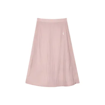 Skechers Yazhuan Series Casual Long Skirts Women's Flowing Light Purple
