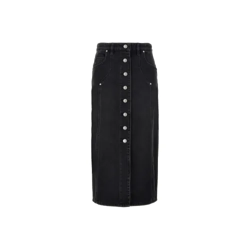 ISABEL MARANT ETOILE Vandy High Waist Buttoned Midi Skirt