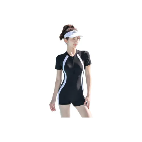 Youyou One Piece Swimsuits Women's Black