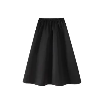 Hacikis Casual Long Skirts Women's Ballet Black