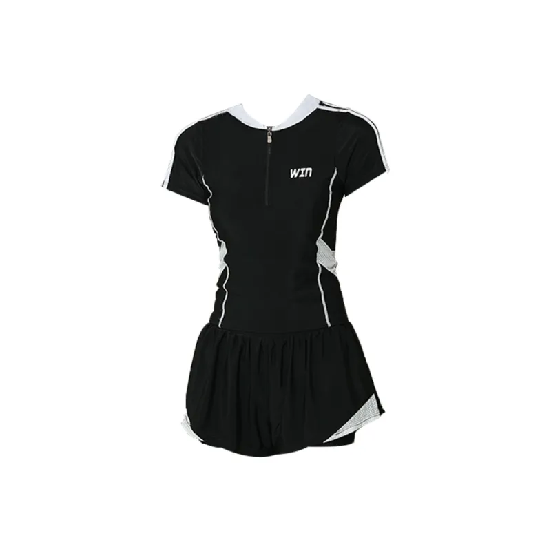 Hao Zhilang Two Piece Swimsuits Women's Black-0