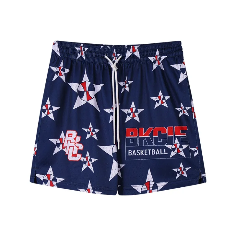 BKCXZICE Basketball Shorts Unisex Blue-0