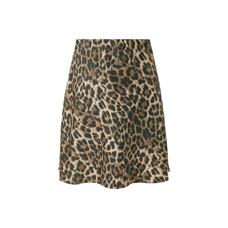 3COLOUR Casual Short Skirts Women's Khaki-0