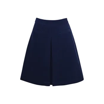 ROEYSHOUSE Casual Short Skirts Women's Dark Blue
