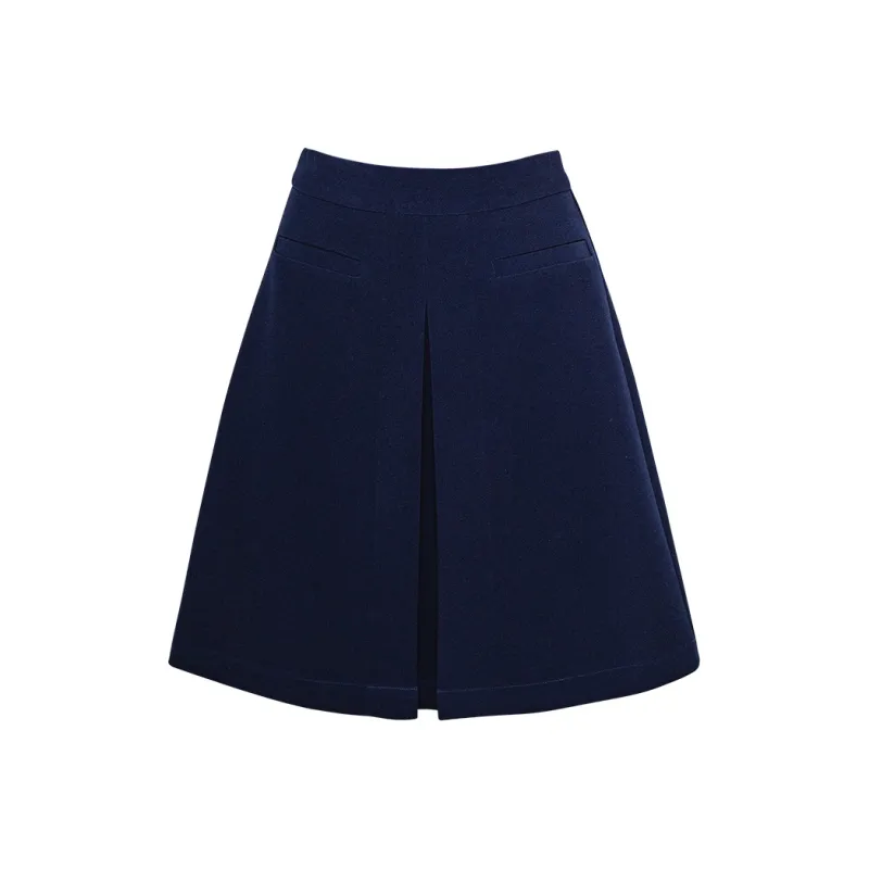 ROEYSHOUSE Casual Short Skirts Women's Dark Blue-0