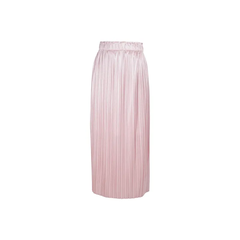 3COLOUR Casual Long Skirts Women's Peach Pink-0