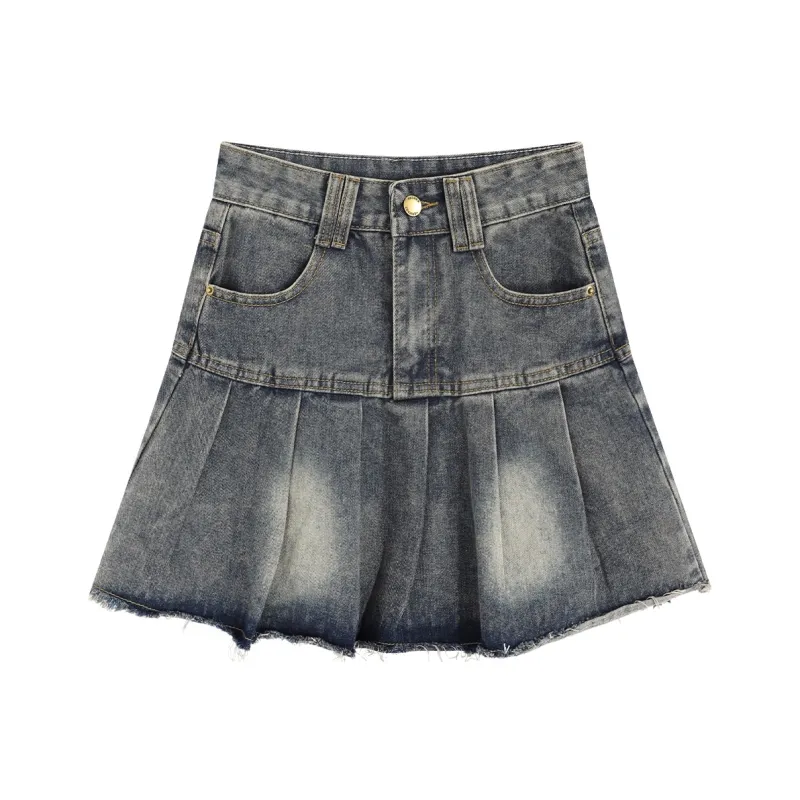 DGMZ Denim Short Skirts Women's Blue-0