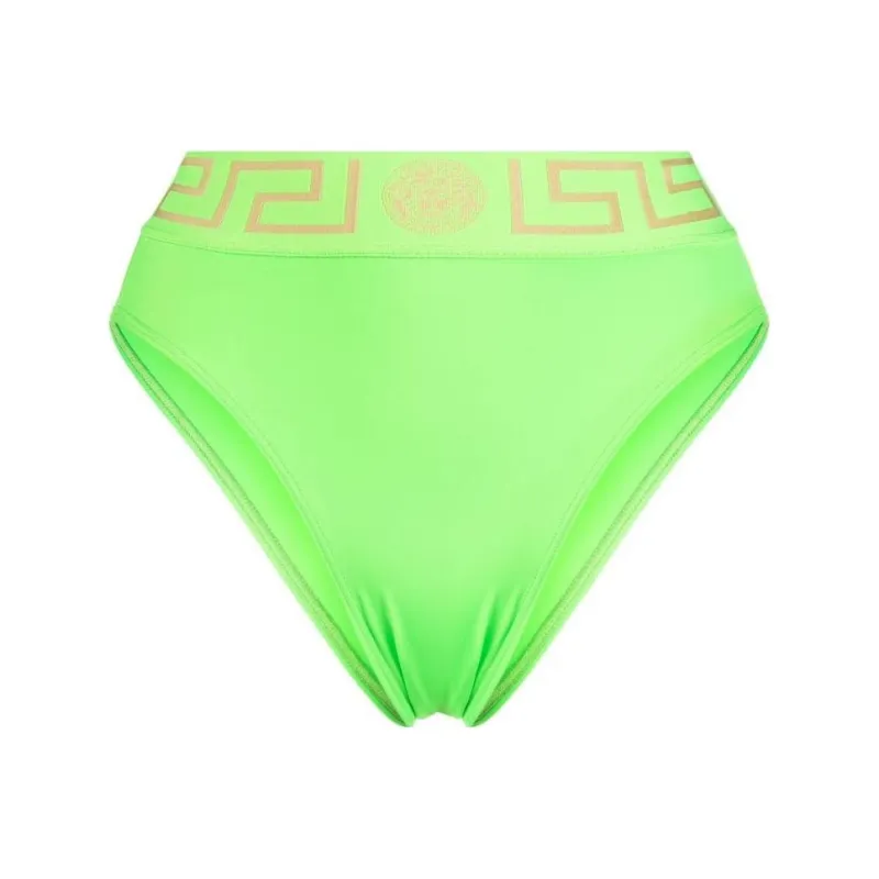 VERSACE Greca High waisted Bikini Bottoms-0