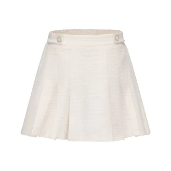 CHIWAWAMEME Casual Short Skirts Women's Apricot