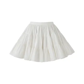 SOON FLOWER Casual Short Skirts Women's White